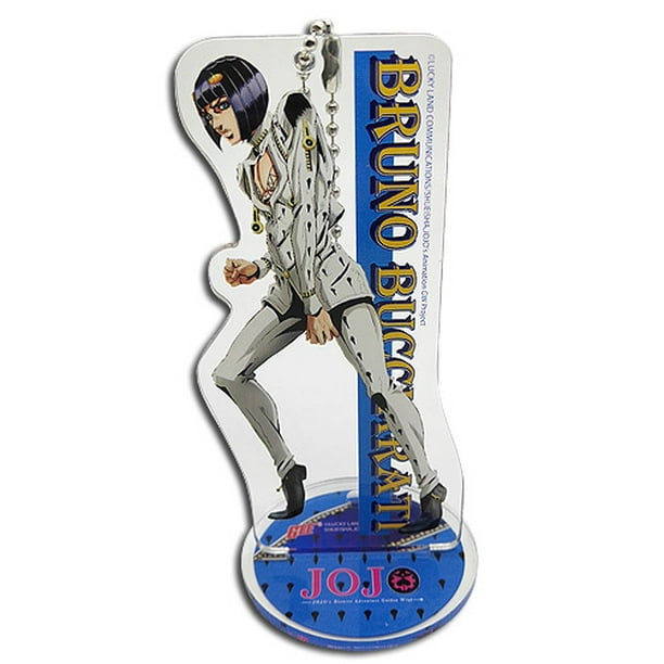 Jojo's Bizarre Adventure Bruno Bucciarati keychain keyring Display Acrylic N Jojo's Bizarre Adventure Bruno Bucciarati keychain keyring Display Acrylic N